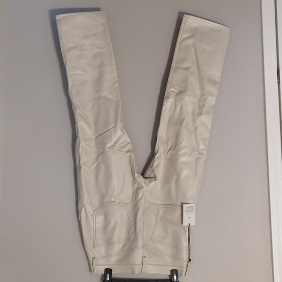 AGOLDE Recycled Leather Jeans, Size 30, Color Powder - Picture 5 of 5